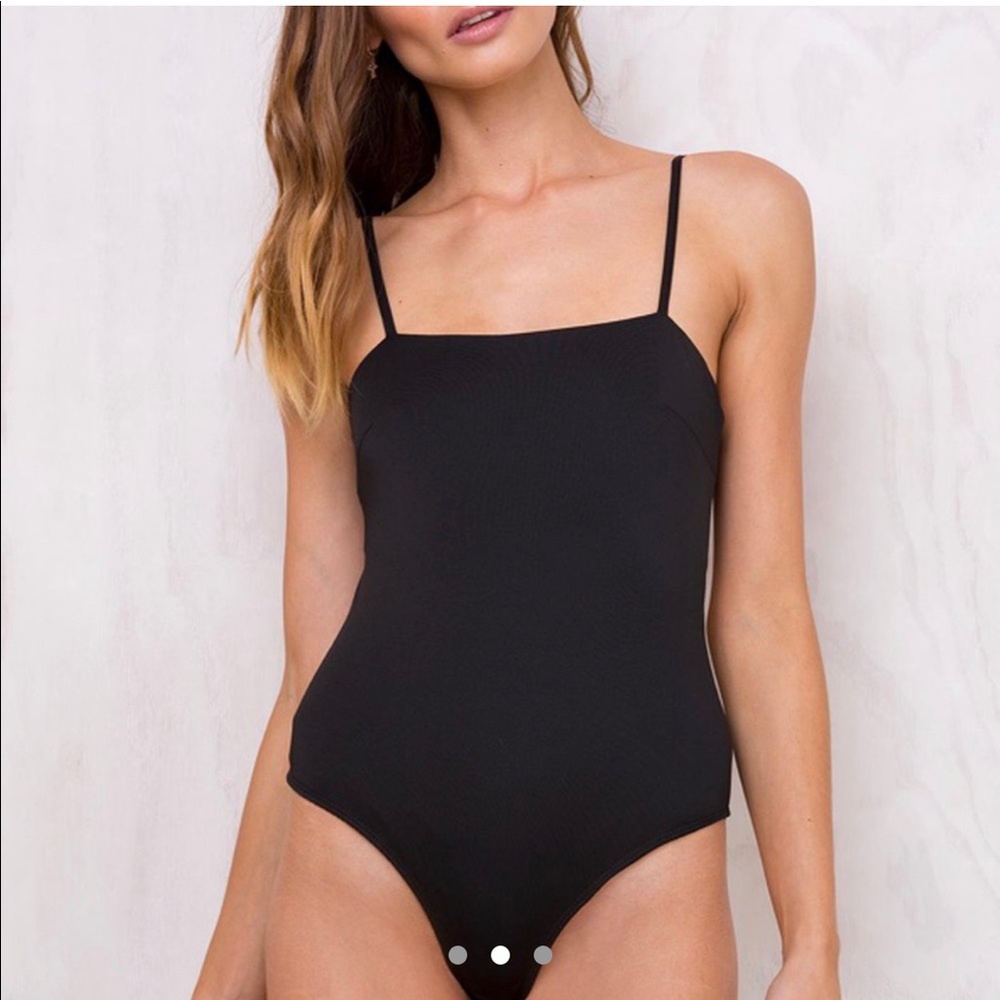 Princess polly black bow tie bodysuit - Picture 3 of 5